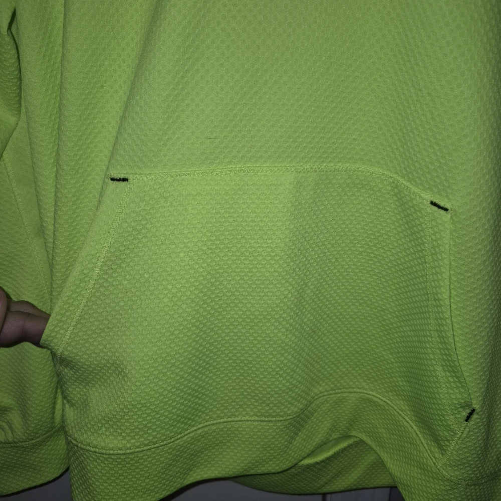 Tek Gear Neon Lime Pullover Hoodie Size XL - Picture 3 of 8